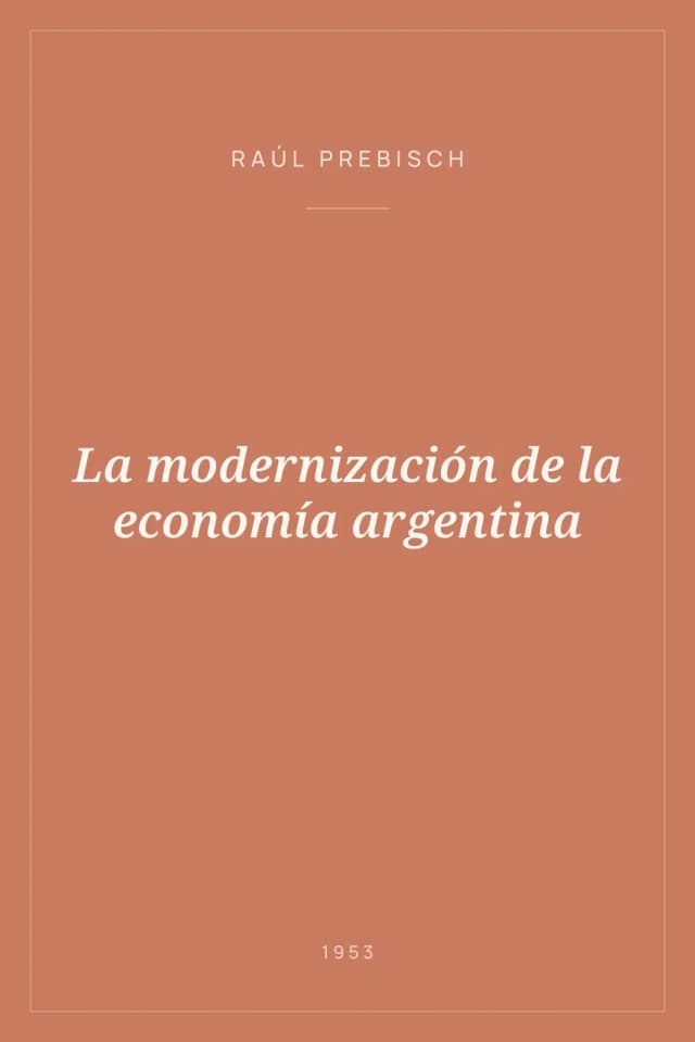 Portada de La modernización de la economía argentina