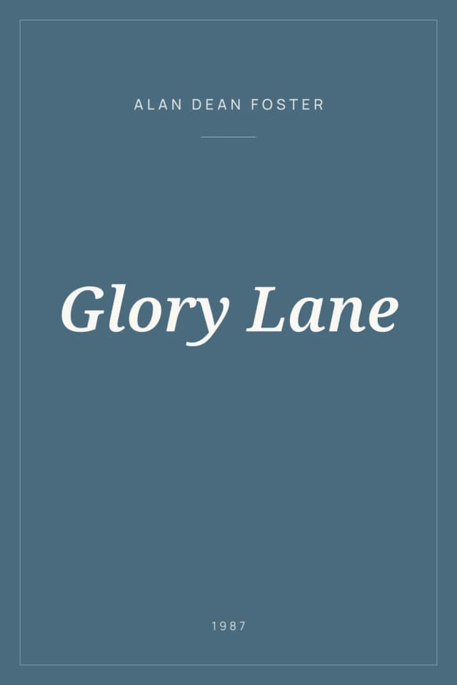 Portada de Glory Lane