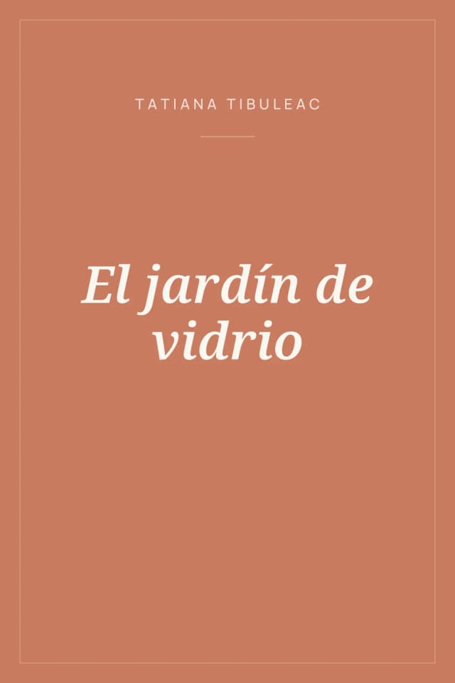 Portada de El jardín de vidrio