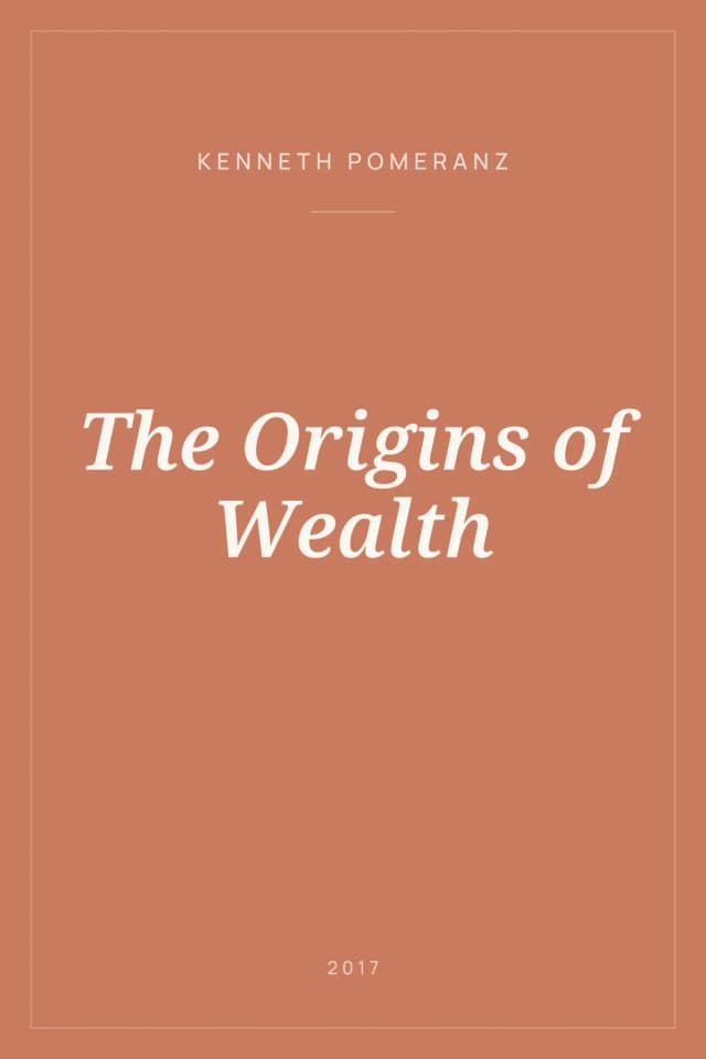 Portada de The Origins of Wealth