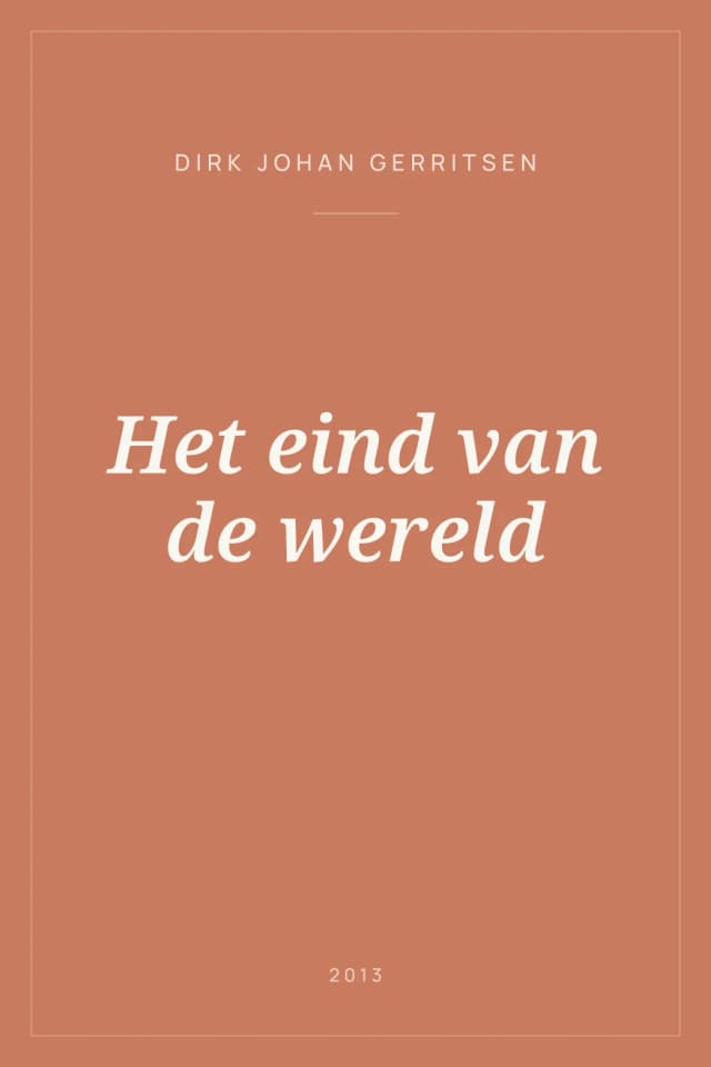 Portada de Het eind van de wereld