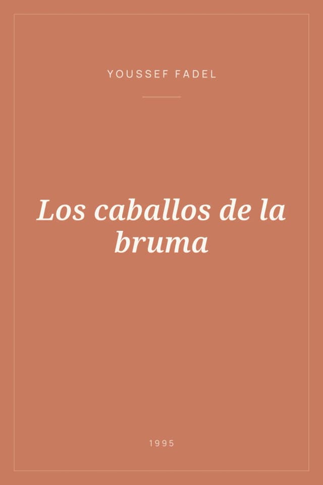 Portada de Los caballos de la bruma