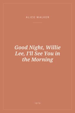 Portada de Good Night, Willie Lee, I'll See You in the Morning