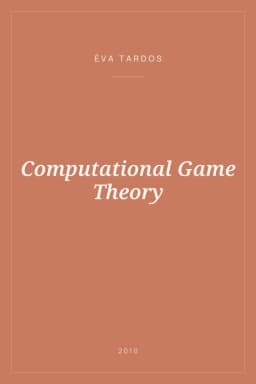 Portada de Computational Game Theory