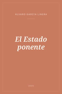 Portada de El Estado ponente