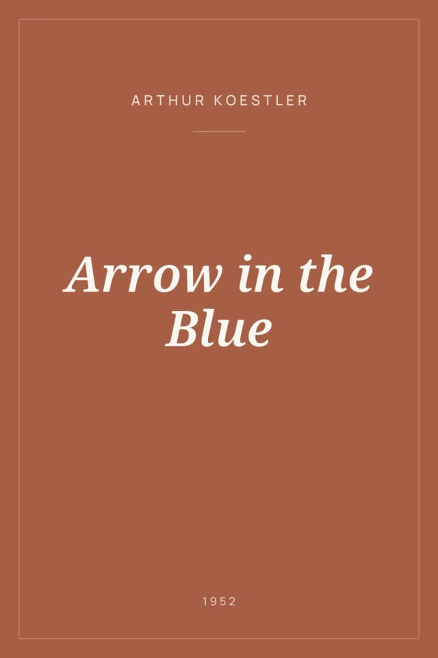 Portada de Arrow in the Blue