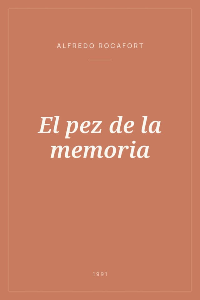 Portada de El pez de la memoria