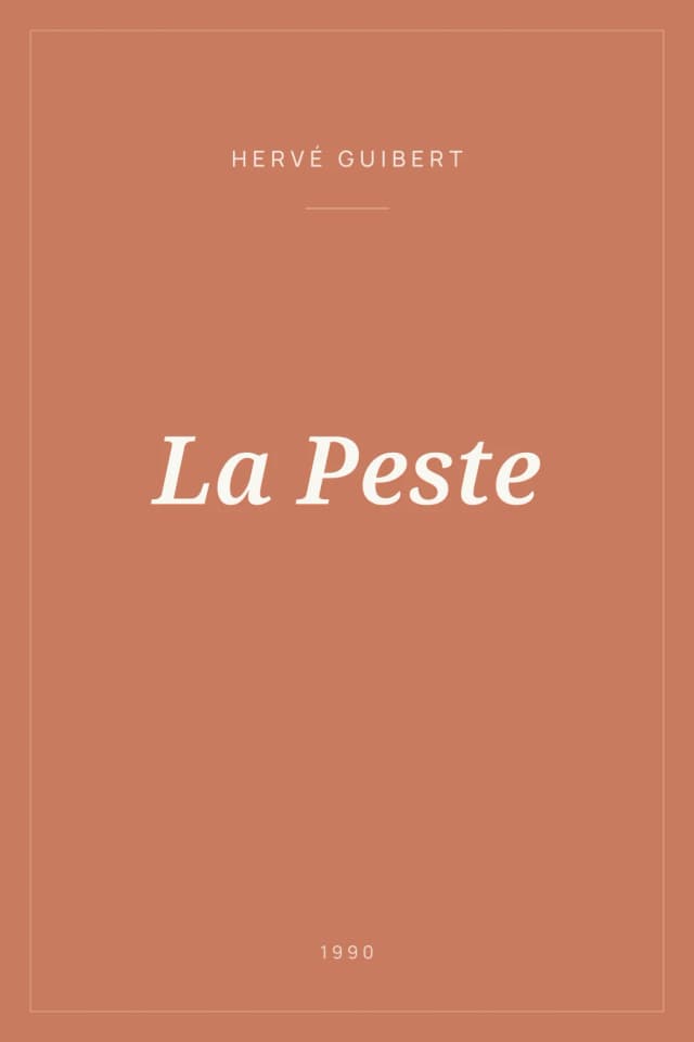 Portada de La Peste