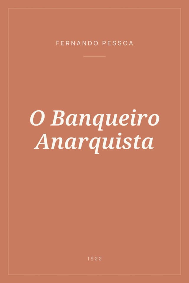 Portada de O Banqueiro Anarquista