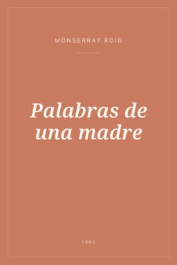 Portada de Palabras de una madre