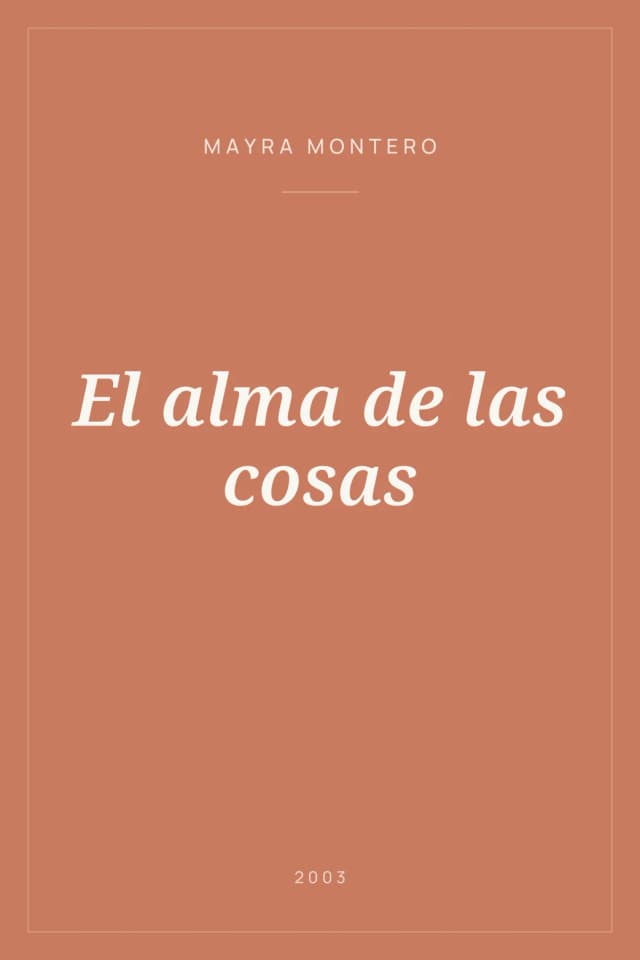 Portada de El alma de las cosas