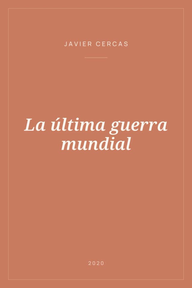 Portada de La última guerra mundial