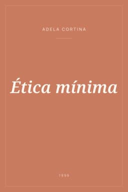 Portada de Ética mínima