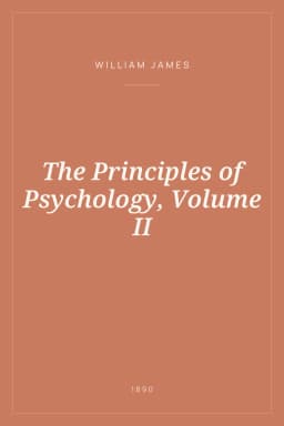 Portada de The Principles of Psychology, Volume II