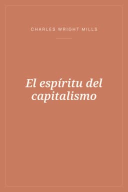 Portada de El espíritu del capitalismo