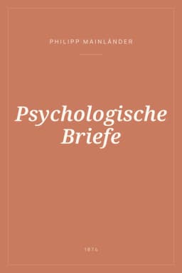 Portada de Psychologische Briefe
