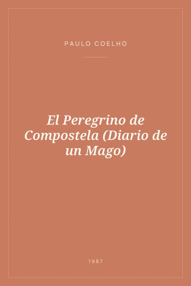 Portada de El Peregrino de Compostela (Diario de un Mago)