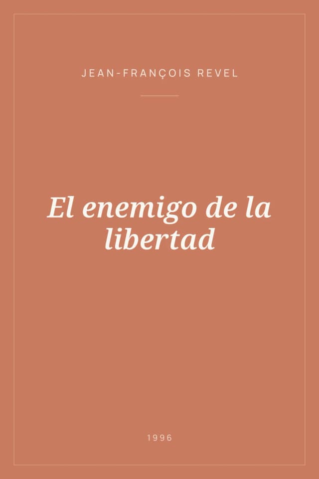 Portada de El enemigo de la libertad