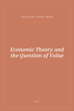 Portada de Economic Theory and the Question of Value