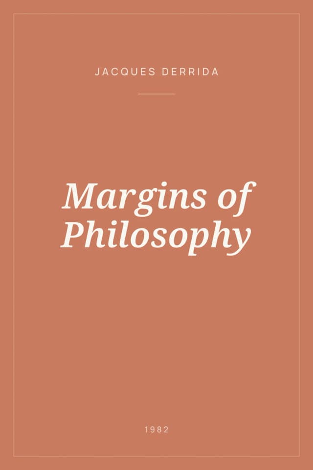 Portada de Margins of Philosophy