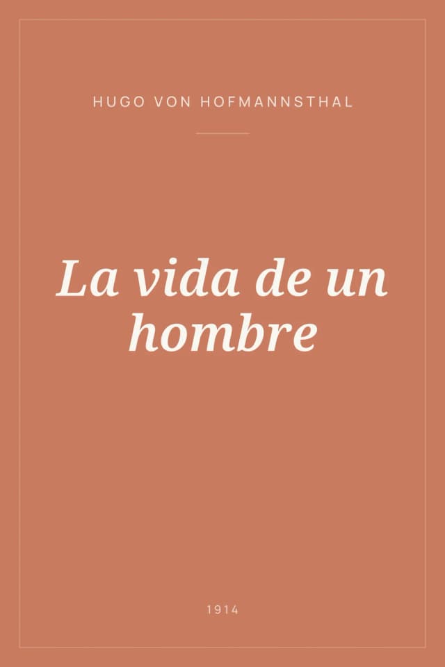 Portada de La vida de un hombre
