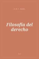 Portada de Filosofía del derecho