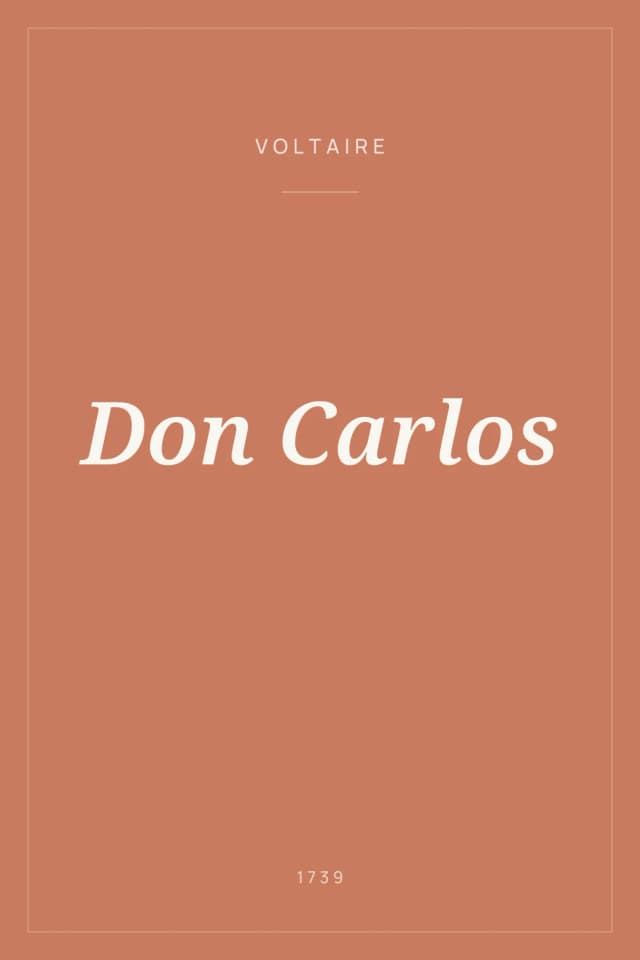 Portada de Don Carlos