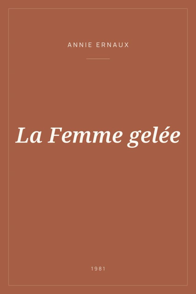 Portada de La Femme gelée