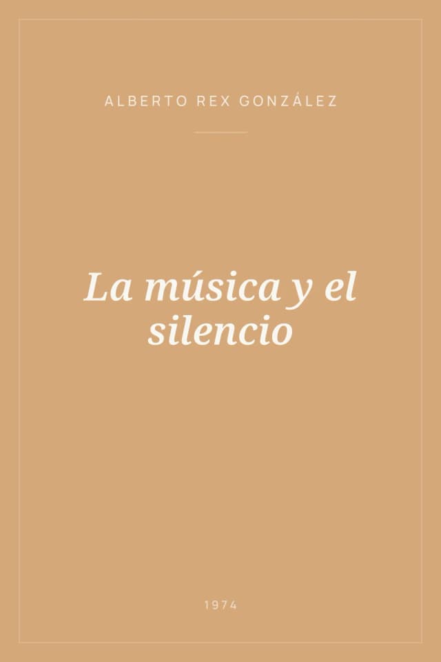 Portada de La música y el silencio