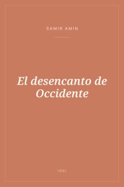 Portada de El desencanto de Occidente