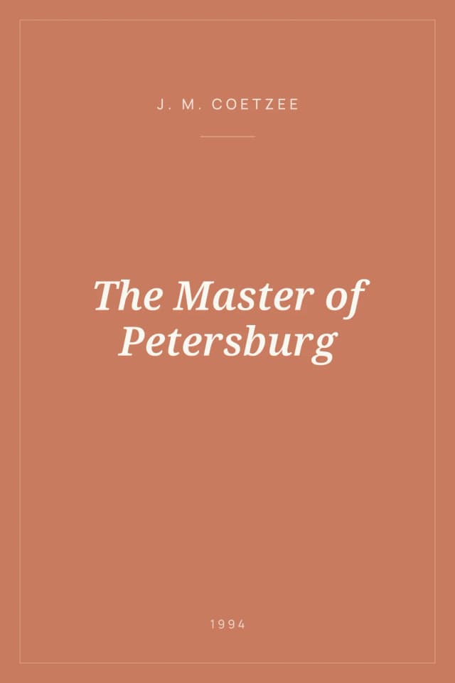 Portada de The Master of Petersburg