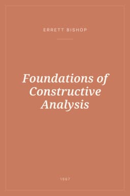 Portada de Foundations of Constructive Analysis
