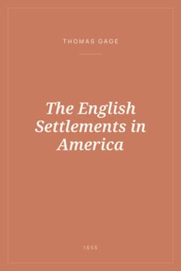 Portada de The English Settlements in America