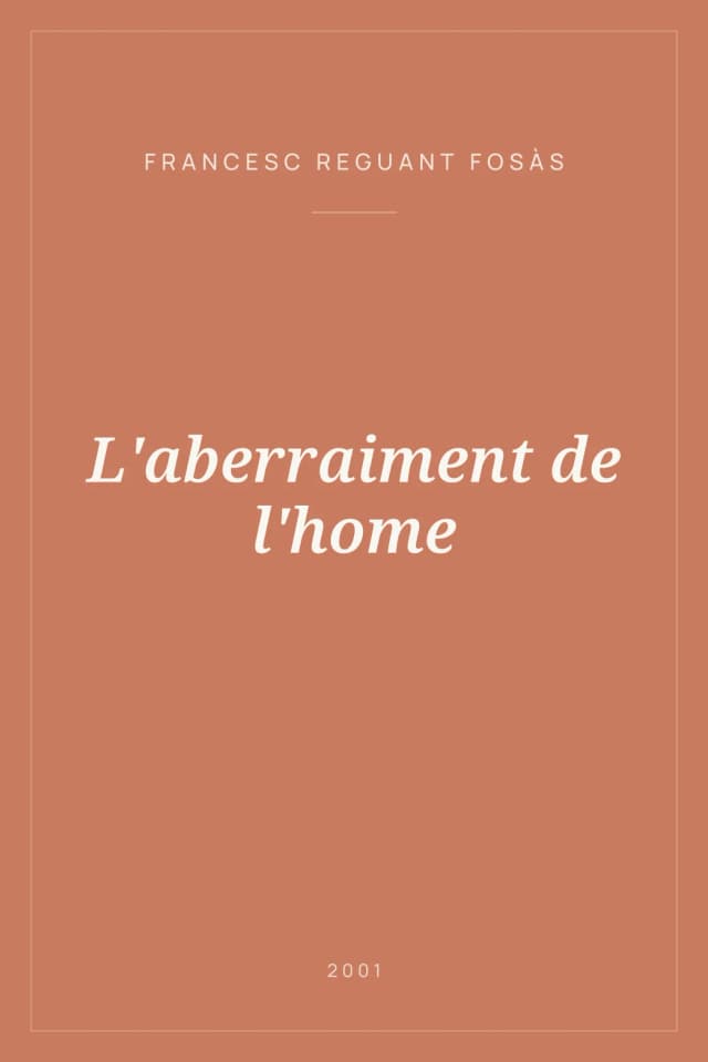 Portada de L'aberraiment de l'home
