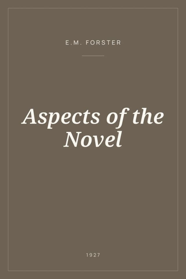 Portada de Aspects of the Novel