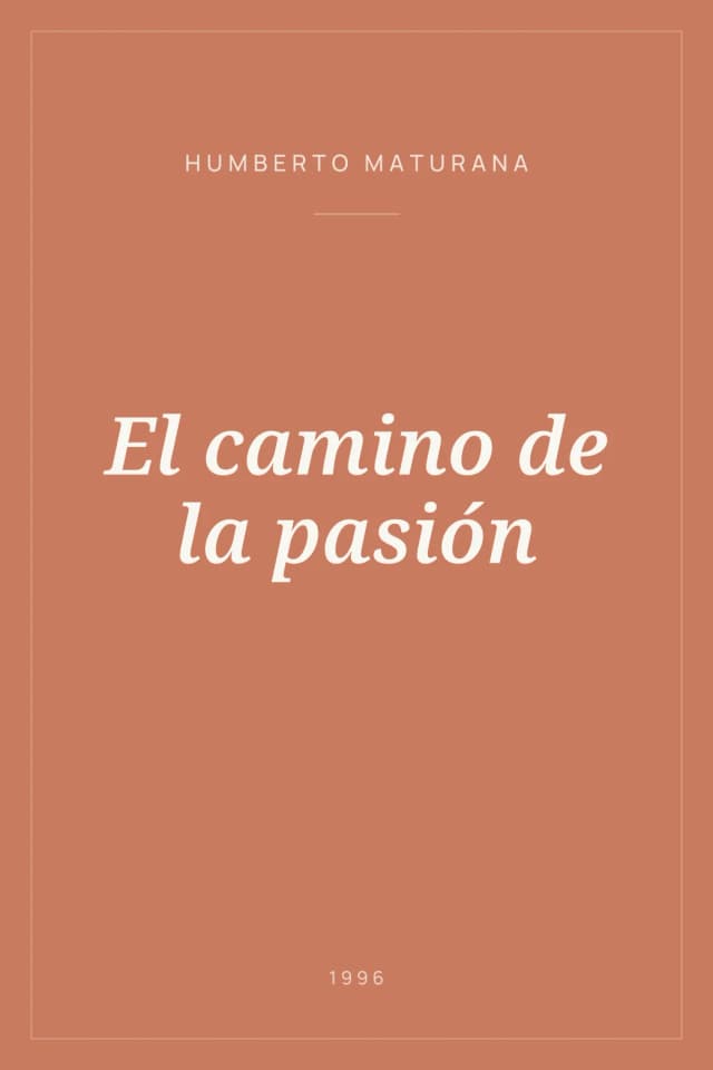 Portada de El camino de la pasión