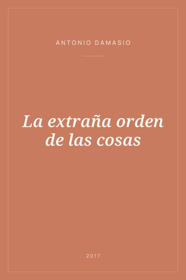 Portada de La extraña orden de las cosas