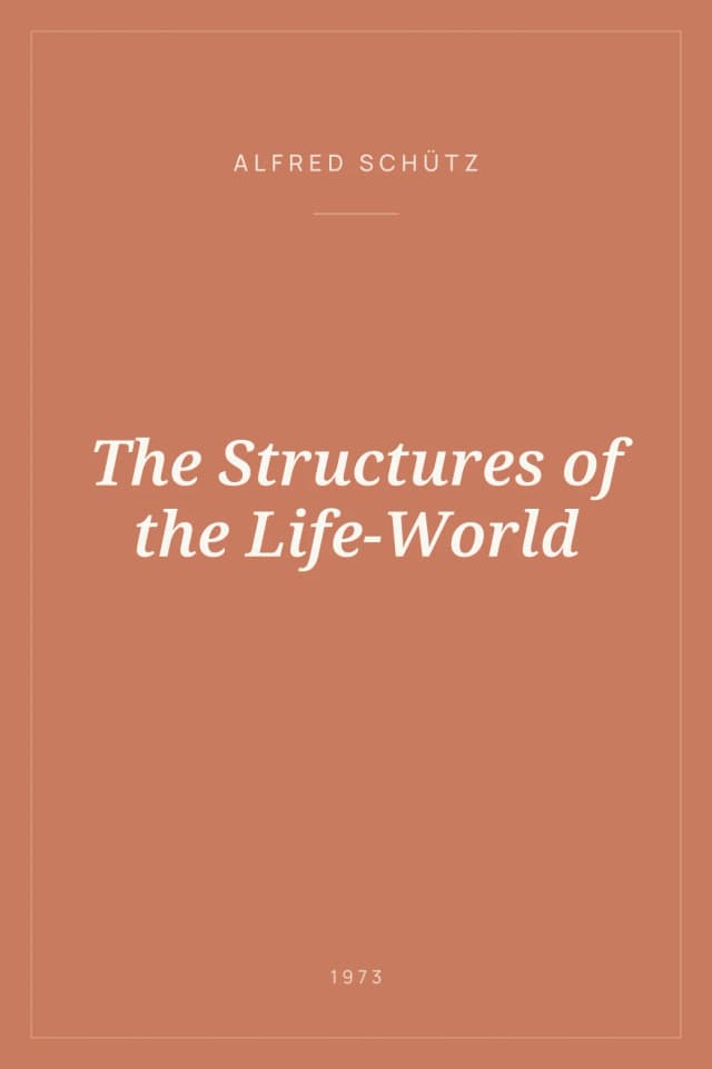 Portada de The Structures of the Life-World