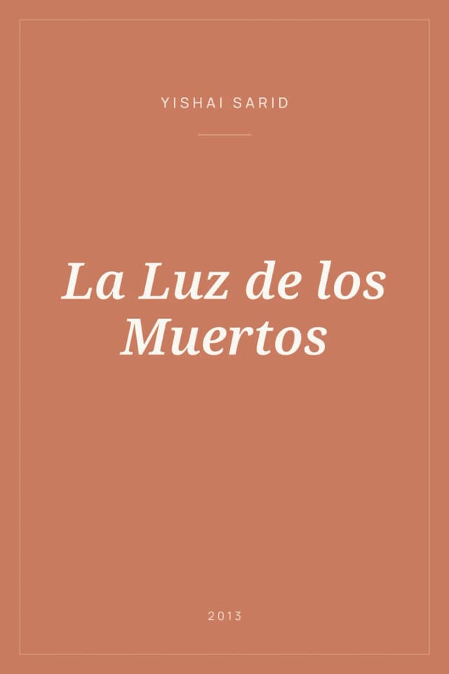 Portada de La Luz de los Muertos