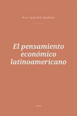 Portada de El pensamiento económico latinoamericano