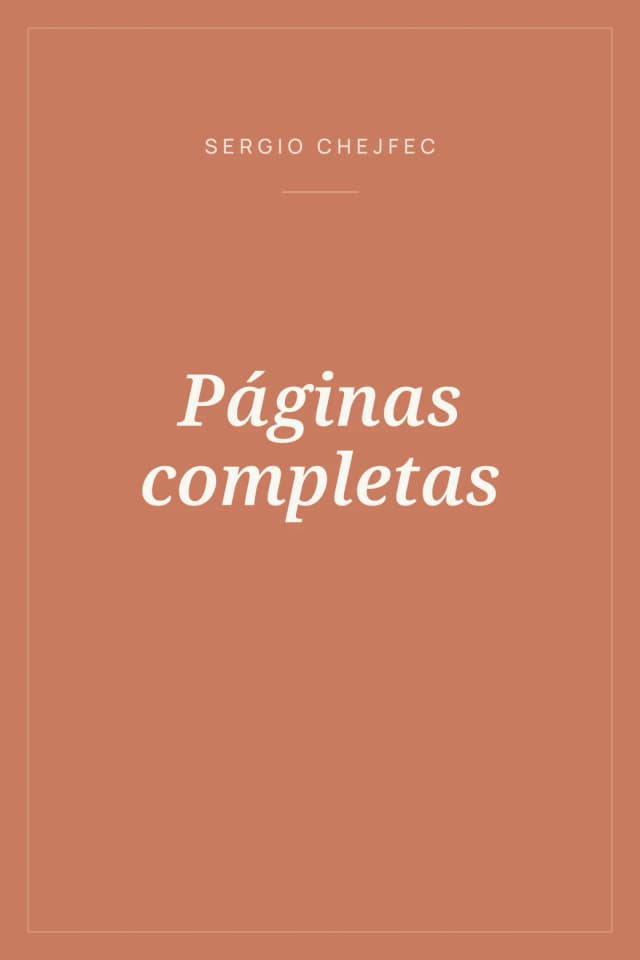 Portada de Páginas completas