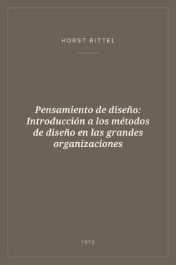 Portada de Pensamiento de diseño: Introducción a los métodos de diseño en las grandes organizaciones