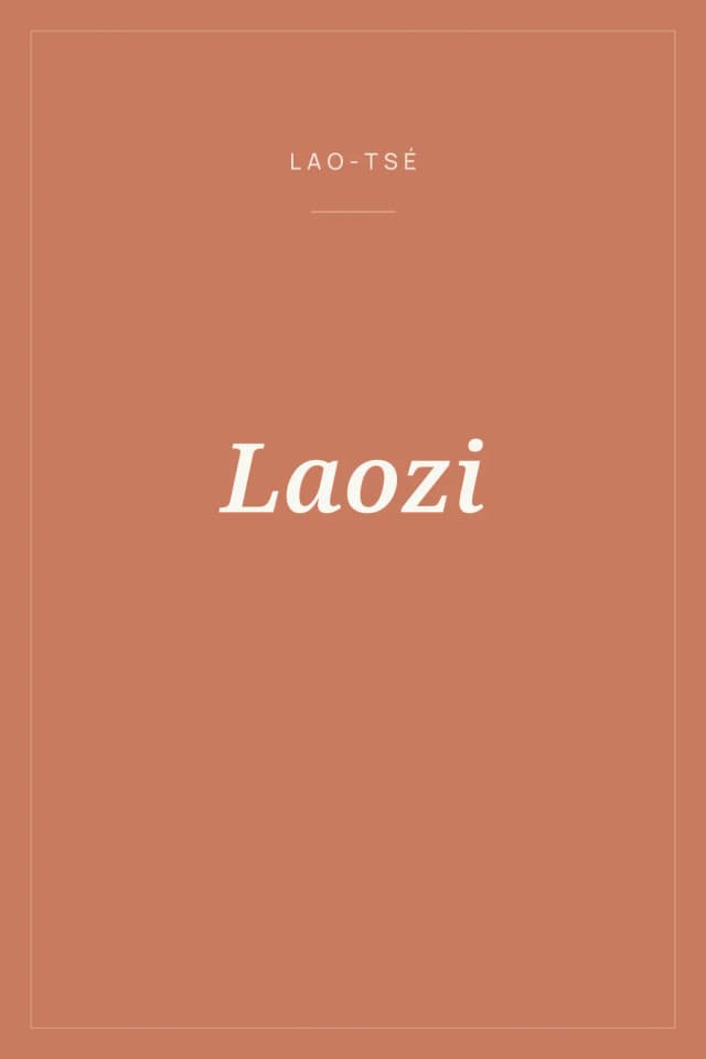 Portada de Laozi