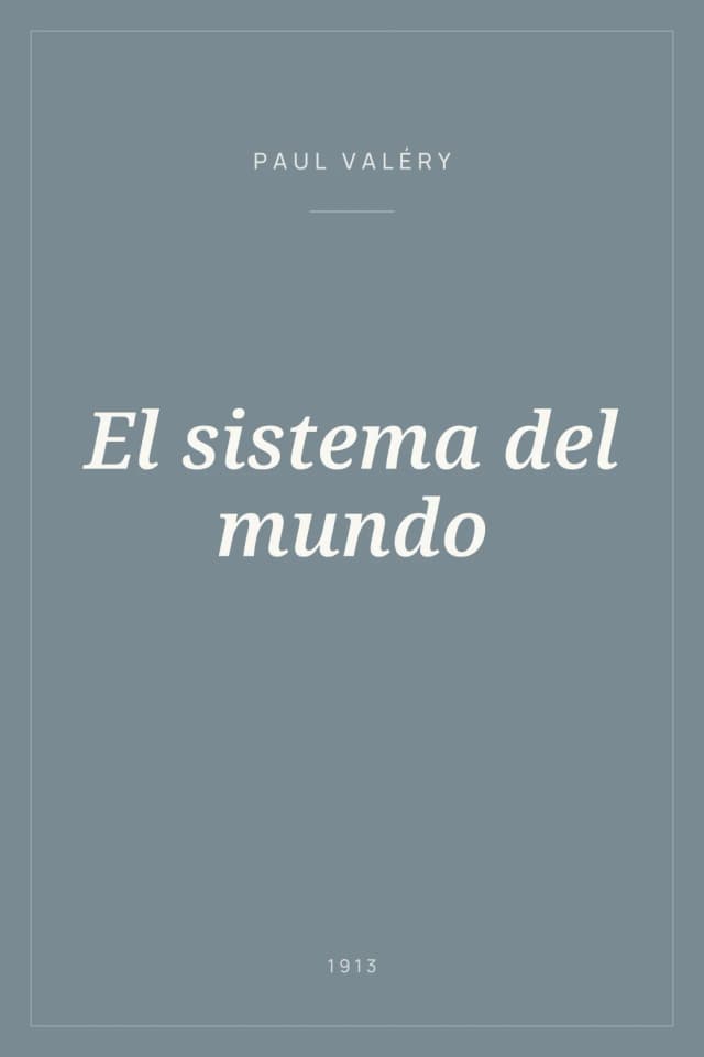 Portada de El sistema del mundo