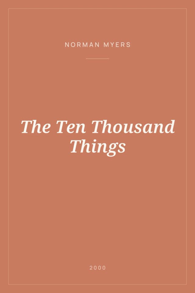Portada de The Ten Thousand Things