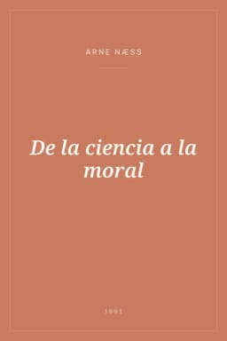 Portada de De la ciencia a la moral
