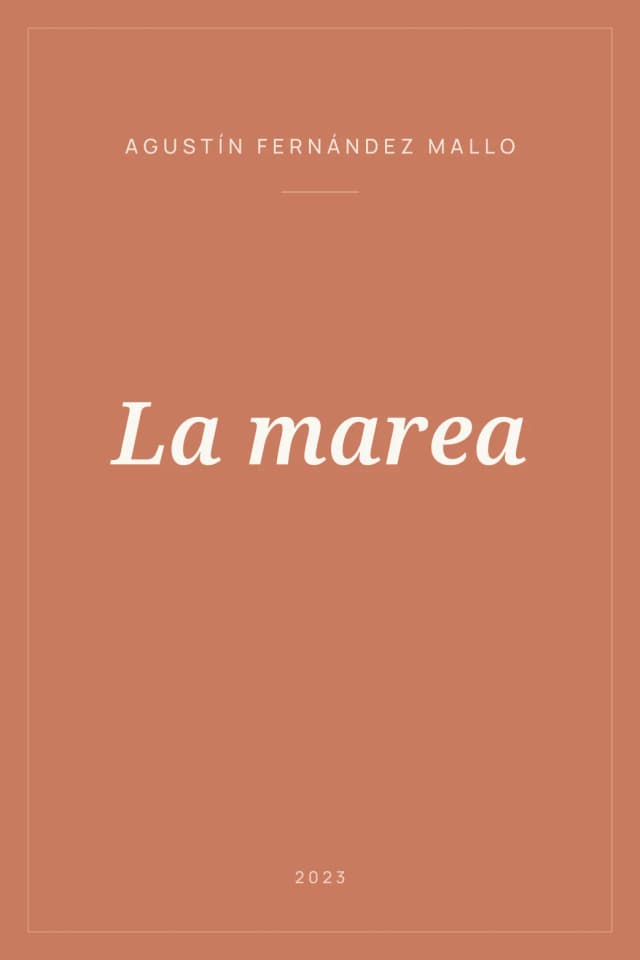 Portada de La marea