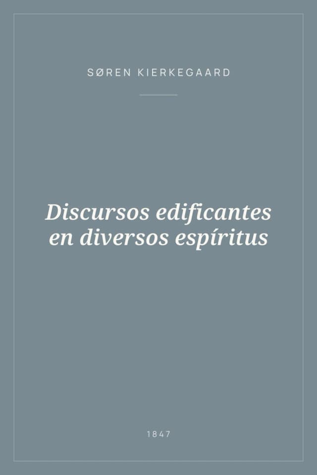 Portada de Discursos edificantes en diversos espíritus