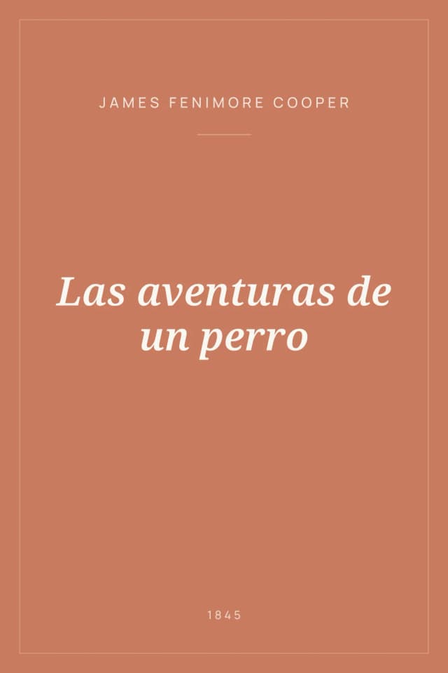 Portada de Las aventuras de un perro