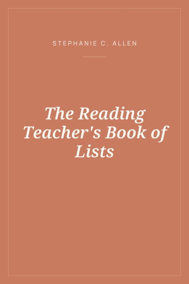 Portada de The Reading Teacher's Book of Lists